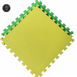 Tapete de Taekwondo Eva de la Mejor Calidad de Fábrica, Color Amarillo Verde, Tapetes de Taekwondo Rusos Antideslizantes, Tapete de Rompecabezas para Taekwondo y <span class=keywords><strong>Boxeo</strong></span> - Product Image 1
