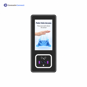 Système de contrôle d'accès et de présence biométrique par reconnaissance faciale et veineuse de la paume, Android 11, WiFi, OEM/ODM, écran tactile, sécurité par empreinte digitale de la paume - Product Image 1