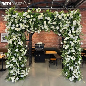 قوس زفاف رومانسي عملاق ، تصميم زفاف الشاطئ ، تصميم زفاف الكنيسة الرومانسية - Product Image 3