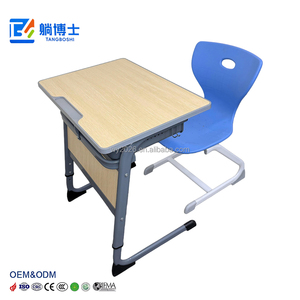 Meubles scolaires en gros, bureau et chaise ergonomiques réglables en hauteur pour l'étude/la classe/la salle de réunion, adaptés aux enfants et aux adultes - Product Image 4
