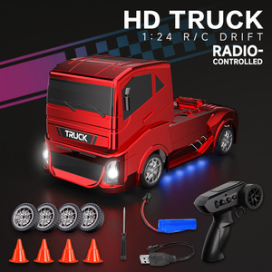 912/913/914 1:24 Coche de Control Remoto de Alta Velocidad con Tracción en las Cuatro Ruedas, Modelo de Camión con Remolque, Juguete para Niños, Regalo - Product Image 2