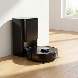 หุ่นยนต์ดูดฝุ่นอัจฉริยะพร้อมมอเตอร์แปรงปัดฝุ่น แรงดูด 3500PA ชาร์จอัตโนมัติ ควบคุมผ่านแอปพลิเคชัน สำหรับใช้งานกลางแจ้งและในโรงรถ - Product Image 2