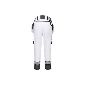 PORTWEST - DX452WHR30 DX4 Pantalon à poches avec étui détachable pour femme blanc-EAN 5036108409747 HI-VIS WORKWEAR - Product Image 2