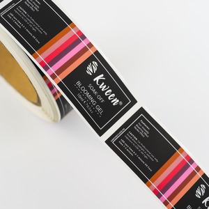 เครื่องพิมพ์ฉลากมันวาวเนื้อสีทองแบบกำหนดเองแผ่นสติกเกอร์ผ้าซาตินแบบฟองสติกเกอร์กระดาษสติกเกอร์แบบย่อยสลายได้ - Product Image 4