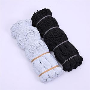 Wholesale 3mm Black Round <b>Elastic</b> Cord High Stretch Rubber Rope for DIY Lanyard Crafts Binding General Purpose <b>String</b> - Product Image 2