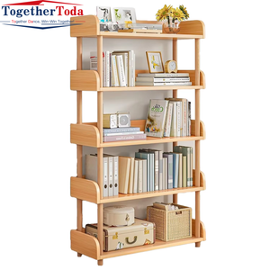 Estante para Libros de Madera Resistente, Lujoso, Moderno y Elegante, Ahorra Espacio, para Sala de Estar o Estudio - Product Image 1