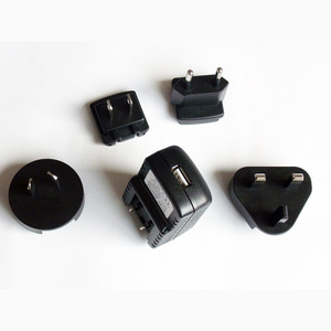 <b>5V</b> 2A 12V <b>1A</b> Power Adapter <b>USB</b> Output Convertible Plug Charger With Multiple Plug Types For Global Use - Product Image 3
