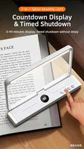 2-in-1 LED Flat Panel Reading <b>Light</b> with <b>Timer</b> Function 3 Color Temperatures Dimmable read <b>Light</b> - Product Image 4