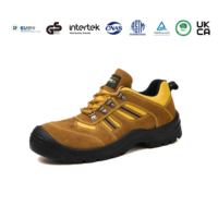 Chaussures de sécurité à embout d'acier avec semelle extérieure en PU, antistatiques et anti-perforation pour les travailleurs industriels