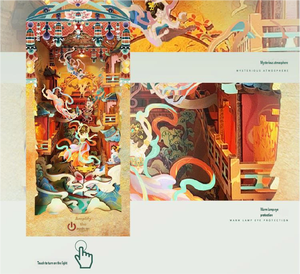 ชุดประกอบงานศิลปะอาร์ตเดโค หนังสือภาพประกอบแบบจีนโบราณ สมัยราชวงศ์ซ่ง ชุดตัวต่อ DIY รูปแบบแนวตั้ง ของขวัญวันเกิด ของตกแต่งโบราณ แบบจำลองไม้ - Product Image 5