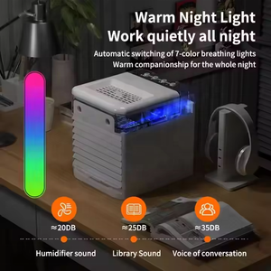 Nuevo Enfriador de Ambiente Evaporativo Portátil <span class=keywords><strong>4</strong></span> en 1 para el Verano 2023, Ventilador con 3 Velocidades de Viento, Aire Acondicionado Pequeño - Product Image 5