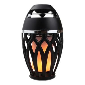 Outdoor Ipx 4 Waterproof <b>Speaker</b> Home Portable LED Holiday <b>Speaker</b> <b>Wireless</b> Flame <b>Speaker</b> For Patio Garden Camping - Product Image 1