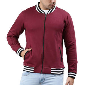 Chaqueta Varsity Personalizable de Nuevo Diseño para Hombre, Chaqueta Casual de Invierno con Cuello Alto, Chaqueta Varsity Transpirable con Cierre para Hombre al por Mayor - Product Image 6