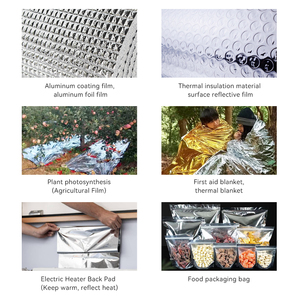 Al/PET/PE Mpet/PE metalized PET/nhôm lá mỏng nhiều lớp PP PE OPP nhựa chịu nhiệt Multilayer phản chiếu phim - Product Image 5