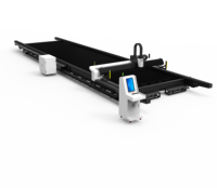 Machine de découpe laser CNC TS-N13025 à rail de sol avec grande table de travail, armoire de commande indépendante et stabilisateur de tension