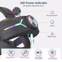 Nouveauté pour Meta Quest 3 : Casque VR avec RGB et Support Tête, 8000 mAh – Accessoires pour Meta Quest 3