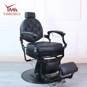 Modern Luxury Retro Styling <strong>Salon</strong> Furniture Vintage Barber Chair with Reclining Feature for Barbershop <strong>Equipment</strong> - Product Image 3