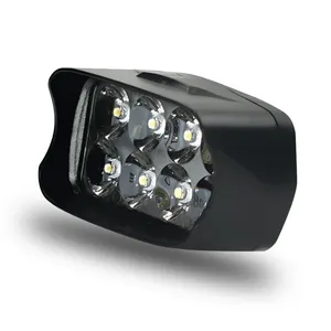 Lampu Depan LED untuk Mobil dan Sepeda Motor, Lampu Sorot Skuter E-bike dengan Aksesori Sepeda Motor dan Lampu Sepeda 12V