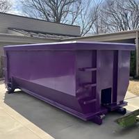 Conteneur à déchets à roulettes conçu pour la collecte de déchets à fort volume