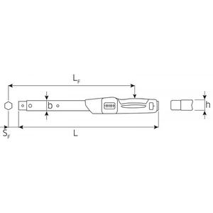 STAHLWILLE - 50181065 Servicio MANOSKOP®Llaves dinamométricas 730N con soporte para herramientas de inserción LLAVES DE TORQUE MECANICO - Product Image 2