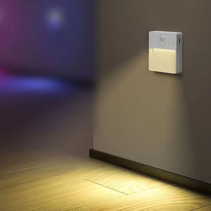 Moderno sensore USB Smart LED luce notturna Wireless rilevatore di movimento ABS lampada corpo camera da letto sensore di illuminazione di umore per soggiorno - Product Image 1