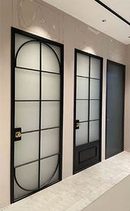 Intérieur de villa <span class=keywords><strong>Porte</strong></span> française à <span class=keywords><strong>double</strong></span> <span class=keywords><strong>vitrage</strong></span> en aluminium Cuisine Design Hôtel de luxe Véranda de jardin <span class=keywords><strong>Porte</strong></span> <span class=keywords><strong>d</strong></span>'entrée à battants - Product Image 4