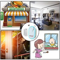 Smart Life detektor Alarm Sensor pintu WIFI, bel cincin Sensor pintu, detektor Alarm Tuya magnetik, lonceng kontak untuk jendela terbuka, peringatan masuk pencuri rumah