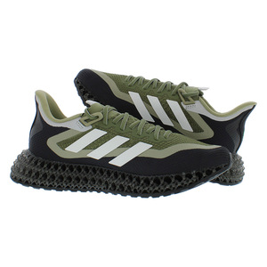 Scarpe da uomo Adidas 4Dfwd 2 Colore: verde oliva/nero 100% autentiche - Product Image 4
