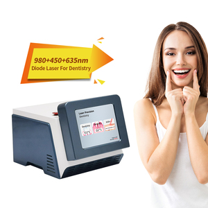 Machine laser dentaire de bureau à 3 longueurs d'onde 980nm/450nm/635nm 15W+4W+635W pour le blanchiment dentaire chirurgical et l'élimination des vaisseaux sanguins - Product Image 5