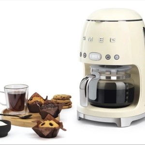 เครื่องชงกาแฟ Smeiger EU สำหรับใช้ในบ้าน/เชิงพาณิชย์ แบบอัตโนมัติ สเตนเลสสตีล สไตล์เรโทร ดีไซน์ออลอินวัน สำหรับชาและกาแฟอเมริกัน <span class=keywords><strong>SMEG</strong></span> - Product Image 5
