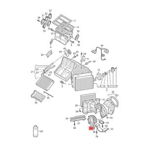 Moteur de ventilateur de chauffage 7P0820021C 7P0820021E pour Volkswagen <span class=keywords><strong>Touareg</strong></span> 3.0L 3.2L 3.6L 4.2L 5.0L 2004-2010 7P0820021G - Product Image 2
