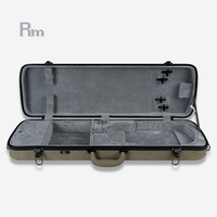 Etui et sacs pour instruments de musique Etui pour violon en fibre de verre d'usine Safe Oblong 4/4 étui pour violon pleine grandeur couverture en cuir