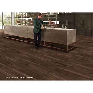 Azulejos de Porcelana con Aspecto de Madera Marrón Rosa, 600x1200mm, Mate, Rústicos, para Piso y Pared - Product Image 6