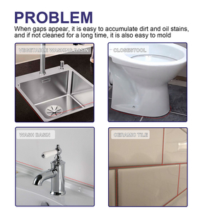 Jaysuing azulejo reforma pegamento impermeable a prueba de moho cocina baño balcón fregadero azulejo de suelo kit de reparación de baldosas de cerámica hueco relleno - Product Image 6