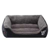 Qbellpet animal de compagnie grand chien lit chaud chien maison doux nid chien paniers étanche chenil pour chat chiot grande taille