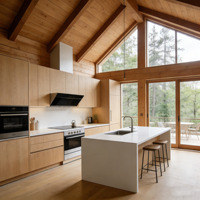 Maison en bois moderne Villas d'inspiration scandinave Maison de grange moderne Maison en bois à ossature bois