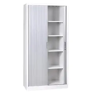 Full height roller door storage file cabinet cupboards with combination lock