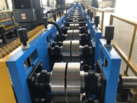 Machine de formage de profilés en acier léger Zhongtuo pour charpentes en C, machine de formage de montants de quille, contrôlée par PLC, avec moteur à roulement de haute précision