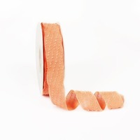 Ruban à motifs de petits pois de 2,5 cm pour nœuds de fleurs et emballage floral