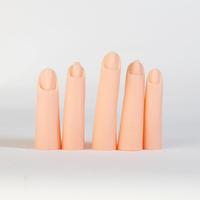 Lanbiao Salon professionnel en silicone pour l'exercice de la main en plastique souple pratique pour l'entraînement des ongles pour les fournitures d'ongles pratique doigt