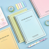 Carnet à spirale avec couverture en papier, reliure piquée à cheval, 60 feuilles, personnalisable, impression numérique, couleur bonbon sur mesure