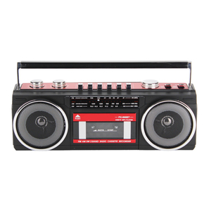 เครื่องเล่นเทปคาสเซ็ตแบบเรโทรสั่งทำจากโรงงาน, วิทยุ AM FM SW, ช่องเสียบ USB TF, บูมบ็อกซ์แบบชาร์จไฟได้สำหรับตั้งแคมป์และเป็นของขวัญ - Product Image 2