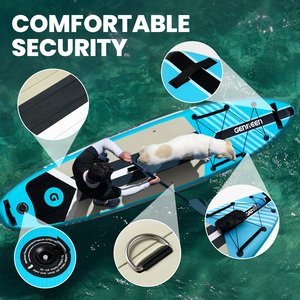 Planche de <span class=keywords><strong>paddle</strong></span> <span class=keywords><strong>gonflable</strong></span> pour sports nautiques, tourisme, pêche, 11''' X32''x6'' avec accessoires - Product Image 4