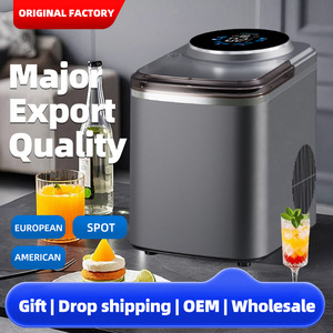 APCOM Commercial Household Ice Maker Machine 16KG/24H Countertop Ice Cube Maker With <b>Large</b> Ice Storage Bin R600A R290 Optional - Product Image 5