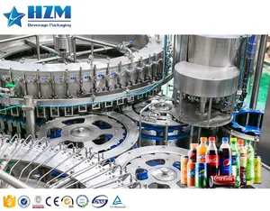 Boisson gazéifiée/Red Bull/Boisson énergisante <span class=keywords><strong>Bouteille</strong></span> PET entièrement automatique Machine de capsulage de remplissage de rinçage 3 en 1 - Product Image 1