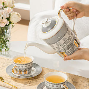Meilleure vente tasse à café en porcelaine ensemble anglais nordique <span class=keywords><strong>royal</strong></span> de luxe en céramique café thé pour le thé de l'après-midi - Product Image 3