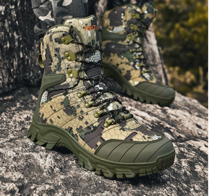 TSB826 Marron KHAKI NOIR <span class=keywords><strong>Vert</strong></span> Antrek Nouvelle Version <span class=keywords><strong>Bottes</strong></span> de Randonnée Antichoc, Imperméables et Antidérapantes <span class=keywords><strong>Bottes</strong></span> Tactiques - Product Image 6