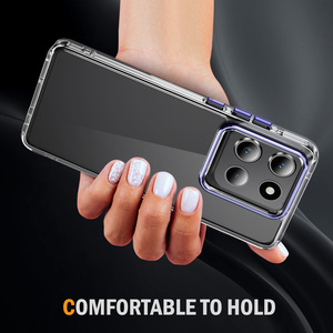 Coque de protection <span class=keywords><strong>transparente</strong></span> robuste en acrylique et TPU pour Motorola/Moto <span class=keywords><strong>G</strong></span> 5G 2025/2026 – Nouveau design – Vente en gros - Product Image 4
