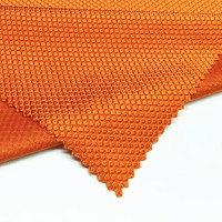 Precio de fábrica 84% poliéster 16% Spandex Anti-olor Tricot Dot tejido de punto de malla elástica para uniforme de fútbol