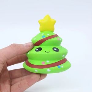 Juguetes Blandos de PU con Forma de Árbol de Navidad Kawaii, de Subida Lenta, Elásticos, Antiestrés - Product Image 2